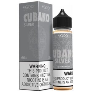 Cubano Silver E-Juice VGOD – 60ml (0mg, 3mg, 6mg, 12mg, 18mg) Nicotine Level
