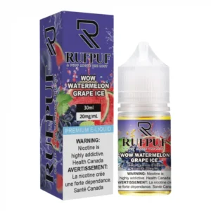 RufPuf Wow Watermelon Grape Ice E-liquid 30ml – (20mg, 35mg and 50mg)