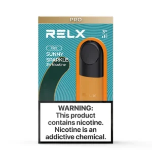 RELX Pod Pro – Sunny Sparkle (Orange Soda ICE) – 3% Nicotine